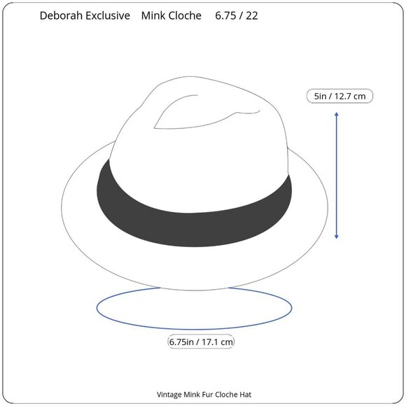 Vintage 1960s Mahogany Brown Mink Fur Cloche Hat Snow Bunny Old Hollywood Style - Picture 10 of 13